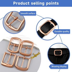 Deepeel YK012 40mm Copper <strong>Belt</strong> <strong>Buckle</strong> Head Leather Craft Pin <strong>Buckle</strong> for Western Jeans <strong>Belts</strong> - Product Image 2