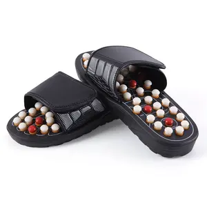 Hot sale Foot Massage Slippers Reflexology Acupuncture Therapy Stone Shoes Acupuncture Cobblestone Sandal foot massage slipper