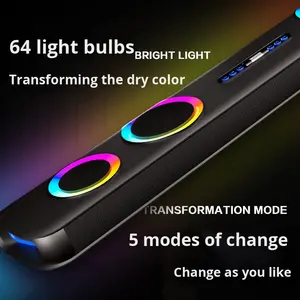 <span class=keywords><strong>Barre</strong></span> <span class=keywords><strong>de</strong></span> <span class=keywords><strong>son</strong></span> TV 2.1 canaux à 8 haut-parleurs avec USB et télécommande pour home cinéma, <span class=keywords><strong>promotion</strong></span> du Nouvel An - Product Image 5