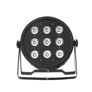 Equipo de Iluminación para Escenarios, Foco Par LED de 9x12w, DMX 512 RGBW, para Bodas y Fiestas - Product Image 1