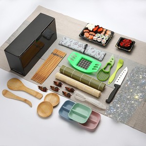 Newell Hot Sale Custom Logo Bamboo <strong>Sushi</strong> <strong>Maker</strong> Reusable <strong>Sushi</strong> Set <strong>Sushi</strong> Making <strong>Kit</strong> for Beginner Kitchen Use - Product Image 6