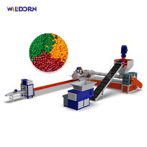 Phế liệu PP/PE/PVC/HDPE/LDPE rửa nhựa máy tái chế pelletizing máy cho nhựa tái chế nhà máy - Product Image 1