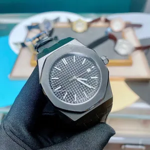 Zf Fabriek Aps Nieuwe Heren Luxe Oakk Automatisch Mechanisch Uurwerk Horloge 39Mm Blauwe Wijzerplaat Dames Sport Beste Horloges Voor Heren