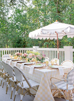Chaise de bistrot de jardin en aluminium moulé coloré XY pour mariage et décoration de jardin, chaise de café à dossier haut