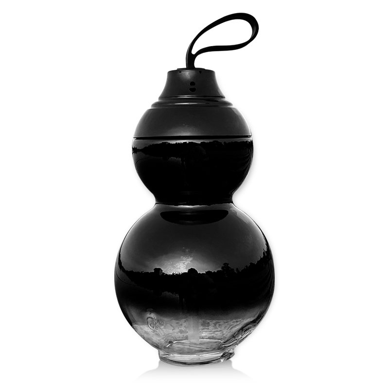 Noir transparent avec corde