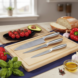 Coltelli da cucina Premium 40405 Design ergonomico in acciaio inossidabile resistente per il Comfort e l'efficienza in cucina - Product Image 3