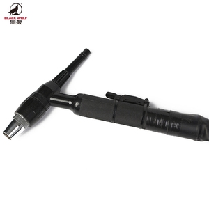 Antorcha de Soldadura Flexible BLACKWOLF, Soldador <span class=keywords><strong>TIG</strong></span> Refrigerado por Agua, <span class=keywords><strong>Pistola</strong></span> de Arco de Argón de Cerámica de Alta Calidad con Recubrimiento de Cobre, 500A DC, 100% de Funcionamiento - Product Image 3
