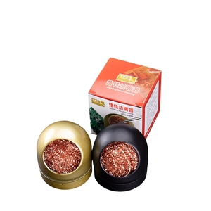 Limpiador de bolas de latón antiestático en forma de espiral, herramienta eficaz de eliminación de <span class=keywords><strong>estaño</strong></span> para <span class=keywords><strong>soldar</strong></span> puntas de hierro, esponjas de limpieza, estropajos - Product Image 5