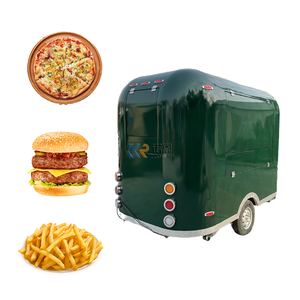 Chariot de vente ambulante de crème glacée et de café de 10 pieds, chariot de vente de collations et de boissons, remorque alimentaire mobile, camion de restauration rapide avec cuisine entièrement équipée - Product Image 2