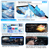 Radio para Auto Dasaita de 10 Pulgadas con Android, Reproductor de DVD para Auto con Pantalla Táctil, CPU Qualcomm, Reproductor Multimedia para Tundra Sequoia 2007-2013