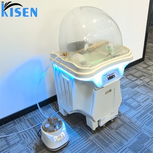 KISEN Head Spa Basin With 60L Water Tank Head Spa Equipment Portable Sink Height Adjustable Portable Shampoo Bowl with <b>LED</b> - Product Image 4
