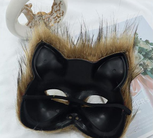 <span class=keywords><strong>Maschera</strong></span> Peluche Mezza Faccia Youki Halloween Luminosa Multicolore Volpe e Gatto <span class=keywords><strong>in</strong></span> Plastica <span class=keywords><strong>per</strong></span> <span class=keywords><strong>Adulti</strong></span> <span class=keywords><strong>per</strong></span> Feste e Giochi di Ruolo - Product Image 6