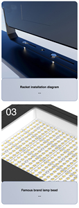 Reflector inteligente para exteriores de aluminio Space-Shine 30W 50W 100W 150W 200W 240W Reflector LED de 4200 lúmenes - Product Image 4