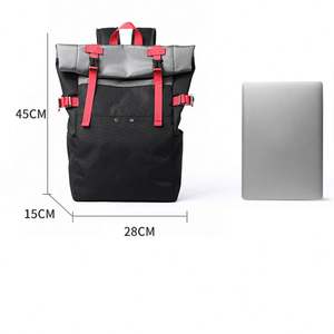 2025 New Trending Fashion Custom <b>Waterproof</b> Roll Top Backpack <b>Waterproof</b> Roll up Laptop <b>Back</b> <b>Pack</b> Travelling Sport Day <b>Pack</b> - Product Image 2