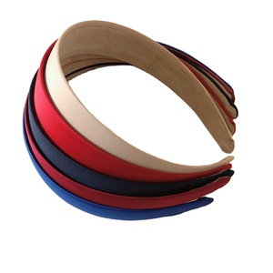 Nieuwe Aankomst Mix Kleur <span class=keywords><strong>Plastic</strong></span> Hoofdband Meisjes Brede Hoofdband 3.0Cm - Product Image 1