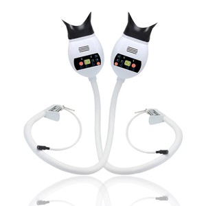 CE High Quality Electric 8 LED Teeth Whitening Device <b>with</b> 3 Color Options and 1-20s <b>Timer</b> - Product Image 1