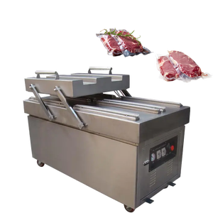 Machine d'emballage sous vide alimentaire électrique à double chambre modèle DZ-500, usage commercial, 220V/380V, automatique, acier inoxydable 304 - Product Image 3