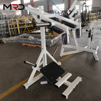 Rack d'entraînement en acier pour squats et soulevés de mollets, à charge par plaques, pour le renforcement des mollets en salle de sport