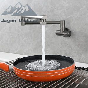 Grifo de <span class=keywords><strong>Pared</strong></span> Plegable Moderno de Lujo Wayon, Dorado, para Cocina Profesional y Estufa - Product Image 6