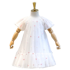 green emerald velvet dress 3 Piece Girls Semi Formal Dress Outfit, Pink / 3-4t