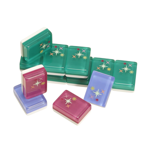 Vente <span class=keywords><strong>en</strong></span> gros usine : Ensemble de tuiles de <span class=keywords><strong>Mahjong</strong></span> d'intérieur pour débutants, <span class=keywords><strong>jeu</strong></span> de luxe <span class=keywords><strong>en</strong></span> acrylique couleur pastel, format voyage, dans une boîte de luxe - Product Image 2