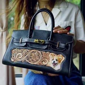 Guangzhou Snail genuine leather handmade luxury bags designer famous brands ladies handbags women's mini hand bags