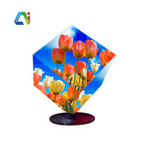 Cubo LED Rotante con Controllo WIFI, Display Digitale, Schermo Pubblicitario 3D per Interni ed Esterni