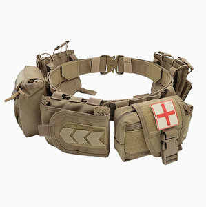 DFV07 Typical training duty men outdoor <b>work</b> MOLLE Apron tactical vest waist <b>belts</b> stock wholesales with pouches - Product Image 3