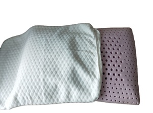 <span class=keywords><strong>Oreiller</strong></span> pour le cou de <span class=keywords><strong>sommeil</strong></span> en mousse à mémoire de forme Visco haute densité de couleur infusée de gel doux et confortable ventilé - Product Image 4