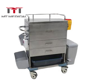 <span class=keywords><strong>Chariot</strong></span> médical d'hôpital Hochey, <span class=keywords><strong>chariot</strong></span> <span class=keywords><strong>de</strong></span> <span class=keywords><strong>soins</strong></span> <span class=keywords><strong>de</strong></span> haute qualité en acier inoxydable 304 et <span class=keywords><strong>chariot</strong></span> <span class=keywords><strong>de</strong></span> <span class=keywords><strong>soins</strong></span> aux mains libres - Product Image 3
