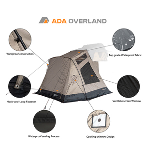 ADA OVERLAND Promotion : Annexe extensible pour tente de toit ABS et aération étanche ADA-PSQ160, Tente arrière de voiture ADA-PSQ160 - Product Image 5
