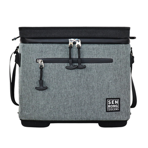 OEM Best-Selling EVA 20L Insulated Cooler Bag Portable Outdoor Use Textile Zipper Closure Gray - Product Image 1