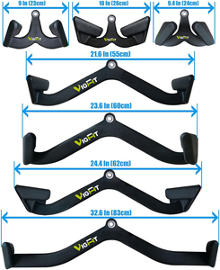 VIGFIT LATプルダウンバーケーブルマシン用LATプルダウンアタッチメントTバー<span class=keywords><strong>V</strong></span>バーケーブルアタッチメントバックストレングストレーニングハンドル - Product Image 2