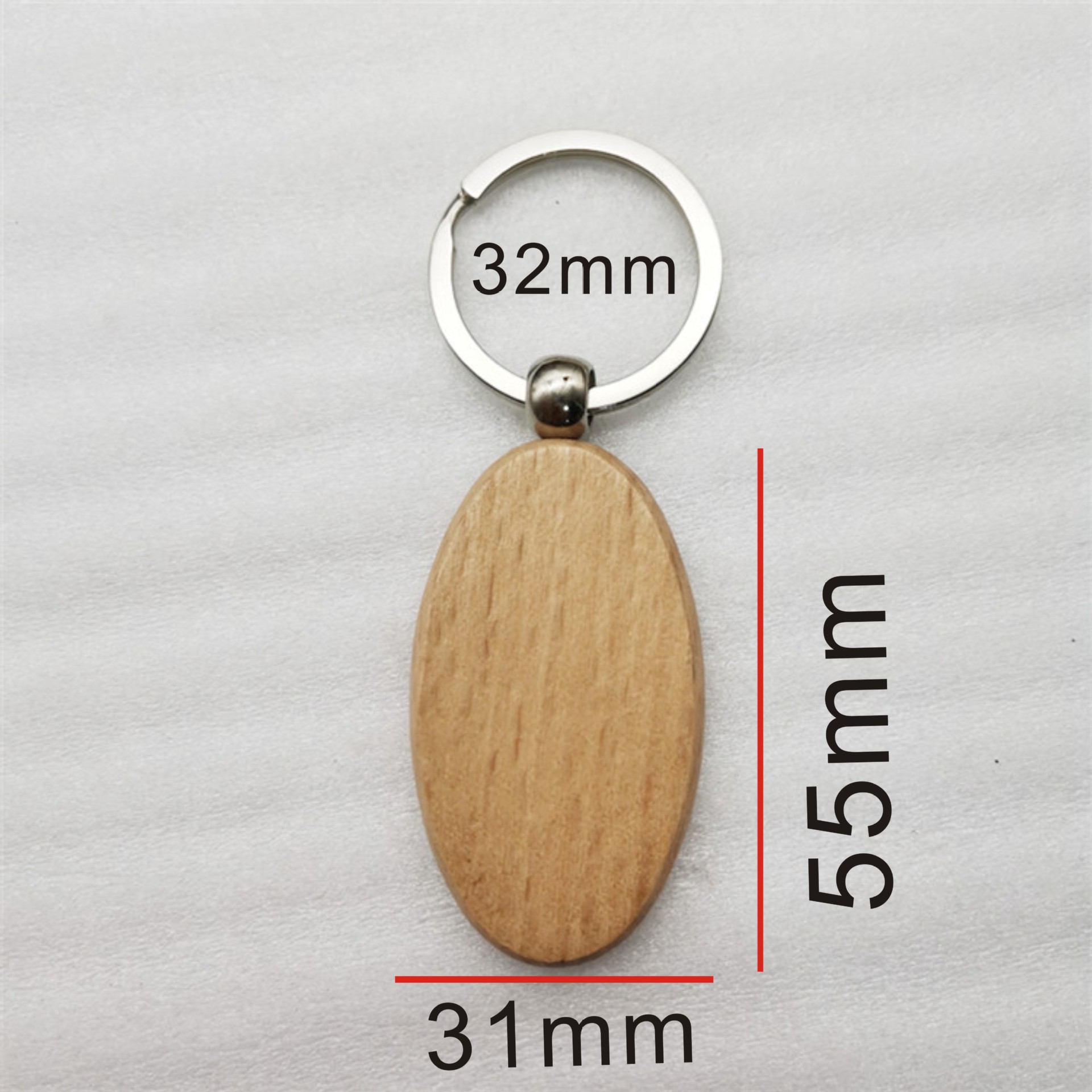 Custom DIY Gifts - Handmade Keychain Wood Key Tag