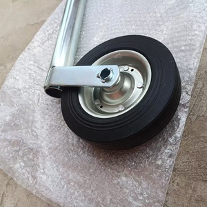 Capacité de 500lbs poignée supérieure nouvel état 8 ''roue jockey en caoutchouc solide remorque à roues simples <span class=keywords><strong>caravane</strong></span> Jack Top accessoires - Product Image 5