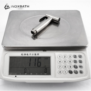 Pistolet pulvérisateur pressurisé portatif Shattaf, ensemble de pulvérisateur de bidet en acier inoxydable SUS304 pour toilettes <span class=keywords><strong>WC</strong></span>, pulvérisateur pour couches lavables bébé - Product Image 5