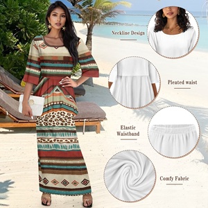 Aztec Custom-Designed Dress Direct-Sale Products From the Manufacturer - Two-Piece Set for the Island <strong>Country</strong> - Product Image 5
