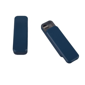 Wholesale rectangular sliding top candy mint metal tin can container box case holder packaging with lid and plastic inner