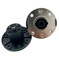 Prise XLR femelle professionnelle à 4 broches pour amplificateur audio, modèle XLR Ohm, en métal, fabriquée au Guangdong