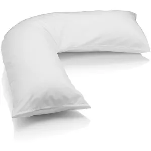 100% Cotton Hypoallergenic Soft Breathable V Shaped Support polyester fiber filling pillow