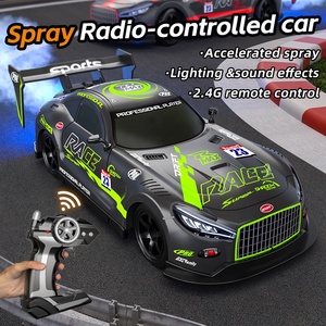 2.4GHz <span class=keywords><strong>RC</strong></span> đua xe tốc độ cao chiếu sáng & âm thanh phun điều khiển từ xa Racing Car đồ chơi cho trẻ em - Product Image 4