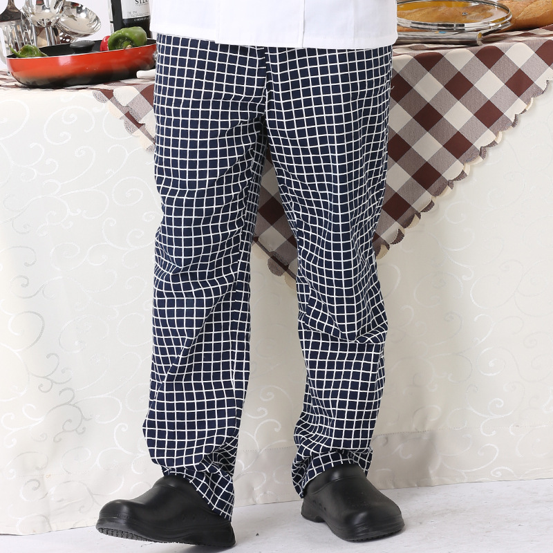 Checkered pants [full elastic waist]
