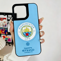 Coque de téléphone antichoc en silicone 3D avec logo de club de football pour iPhone 17 16 15 14 13 12 11 Pro Max, motif logo d'équipe de football en relief