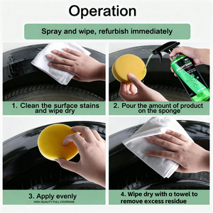 Aegis 500ml OEM/ODM Vente directe d'usine Nano Eco Spray brillant pour pneus Gel de polissage de haute qualité Entretien automobile 6 ans Guangdong Chine - Product Image 2