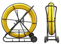 4mm 5mm 8mm 100m 300m Fishtape Fibre de verre FRP Traceable Wire Duct Rodder Cable Snake Running Rod and Conduit Cable Duct
