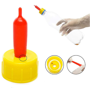 Chupete de Goma Suave con Forma de Oveja, Biberón de Plástico con Tetina de Goma para Corderos, Tetina de Lactancia para Cabritos - Product Image 2