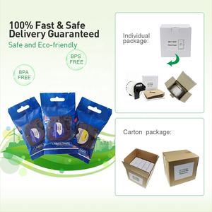 Cinta adhesiva térmica de plástico para impresora <span class=keywords><strong>Dymo</strong></span>, Cartucho de etiquetas de 12mm, Compatible con 91201, negra y blanca - Product Image 5