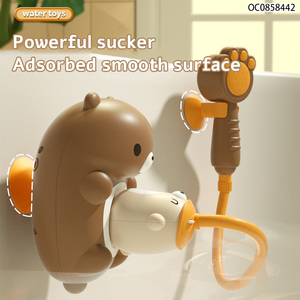 Animaux de dessin animé vaporisateur <span class=keywords><strong>bain</strong></span> d'eau jouet baignoire jouet avec pommeau de douche électrique - Product Image 4