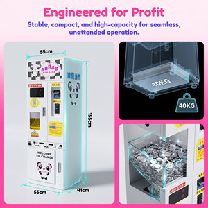 เครื่องแลก<span class=keywords><strong>เปลี่ยน</strong></span><span class=keywords><strong>เงิน</strong></span>ตราต่างประเทศสำหรับเกมอาร์เคดสำหรับยูโรพร้อมโครงสร้างโลหะ - Product Image 4