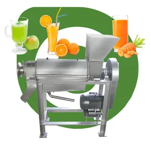 เครื่องแยกกากผลไม้และเยื่อกระดาษ,1กิโลวัตต์แครอทมะเขือเทศแอปริคอทกระบองเพชรมะม่วงหิมพานต์กระบวนการสกัดน้ำผลไม้